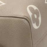 Louis Vuitton Tourterelle Creme Empreinte Monogram Giant Speedy 20 Bandouliere Handbags Louis Vuitton