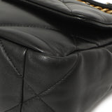 Chanel Black Quilted Lambskin Medium 19 Flap