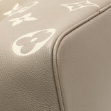 Louis Vuitton Tourterelle Creme Empreinte Monogram Giant Neonoe MM Handbags Louis Vuitton