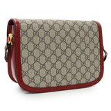 Gucci GG Supreme Monogram Azalea Calfskin Horsebit 1955 Shoulder Bag Handbags Gucci