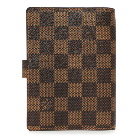 Louis Vuitton Damier Ebene Small Ring Agenda Cover