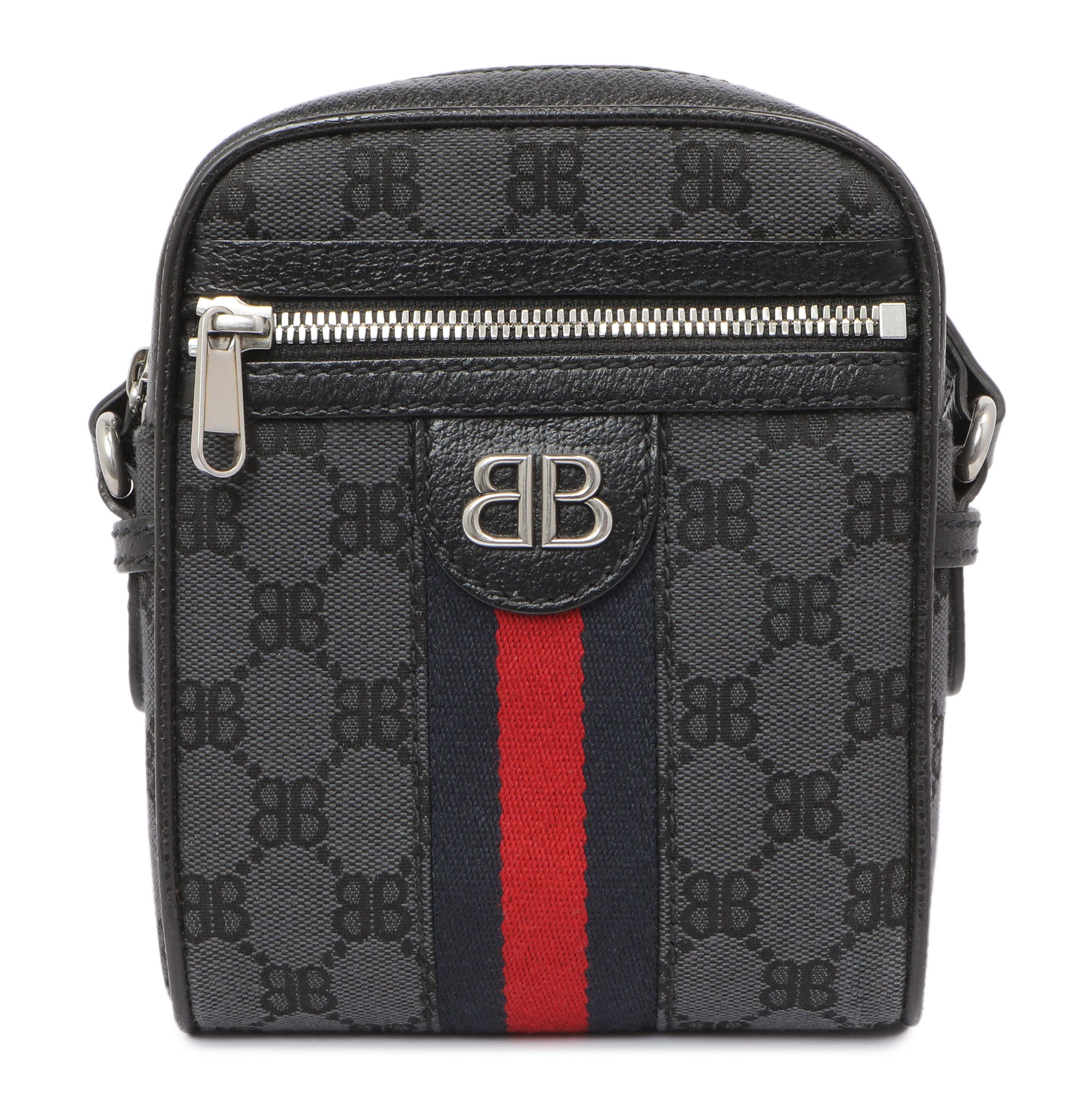 Gucci X Balenciaga BB Monogram Web Mini Ophidia Messenger – Modaselle