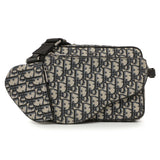 Christian Dior Oblique Saddle Triple Pouch