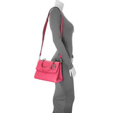 Christian Dior Pink Bullcalf Small Be Dior Flap Handbags Christian Dior