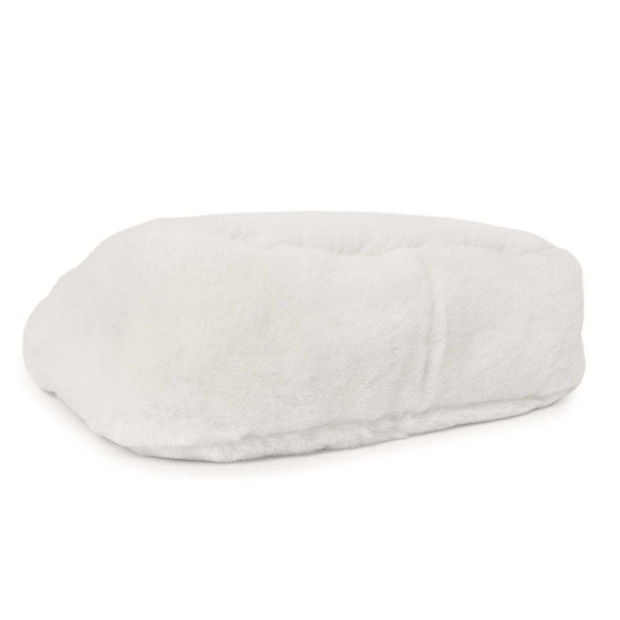 Prada White Shearling Re-Edition Mini Shoulder Bag