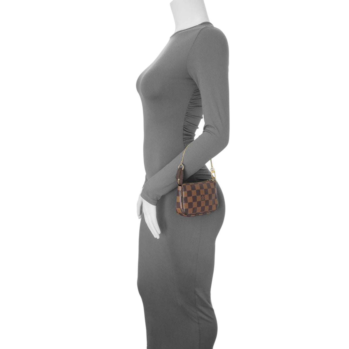 Louis Vuitton Damier Ebene Mini Pochette Accessories Handbags Louis Vuitton