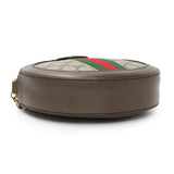 Gucci GG Supreme Monogram Web Mini Ophidia Round Shoulder Bag Handbags Gucci