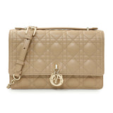 Christian Dior Biscuit Cannage Lambskin My Dior Top Handle Bag Handbags Christian Dior