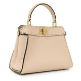 Fendi Cuoio Romano Selleria Small Peekaboo Iconic Satchel Handbags Fendi