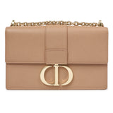 Christian Dior Blush Grained Calfskin 30 Montaigne Chain Flap Bag