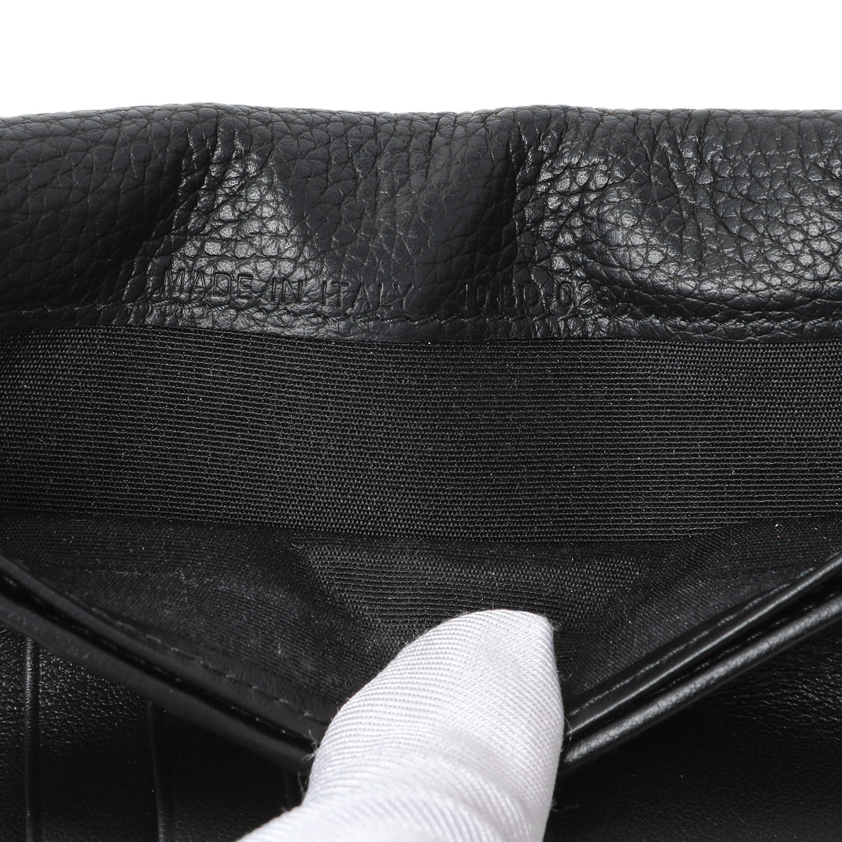 Christian Dior Black Calfskin Icon Vertical Wallet Accessories Christian Dior