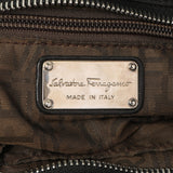 Salvatore Ferragamo Black Calfskin Gancini Bag