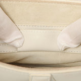 Christian Dior White Ultra Matte Calfskin Saddle Bag