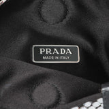 Prada Black Satin Crystal Embellished Mini Tote Handbags Prada