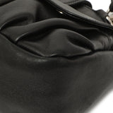 Salvatore Ferragamo Black Calfskin Gancini Bag