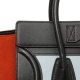 Celine Tricolor Calfskin Micro Luggage Tote