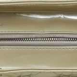 Christian Dior Metallic Grey Patent Cannage Medium Lady Dior Handbags Christian Dior