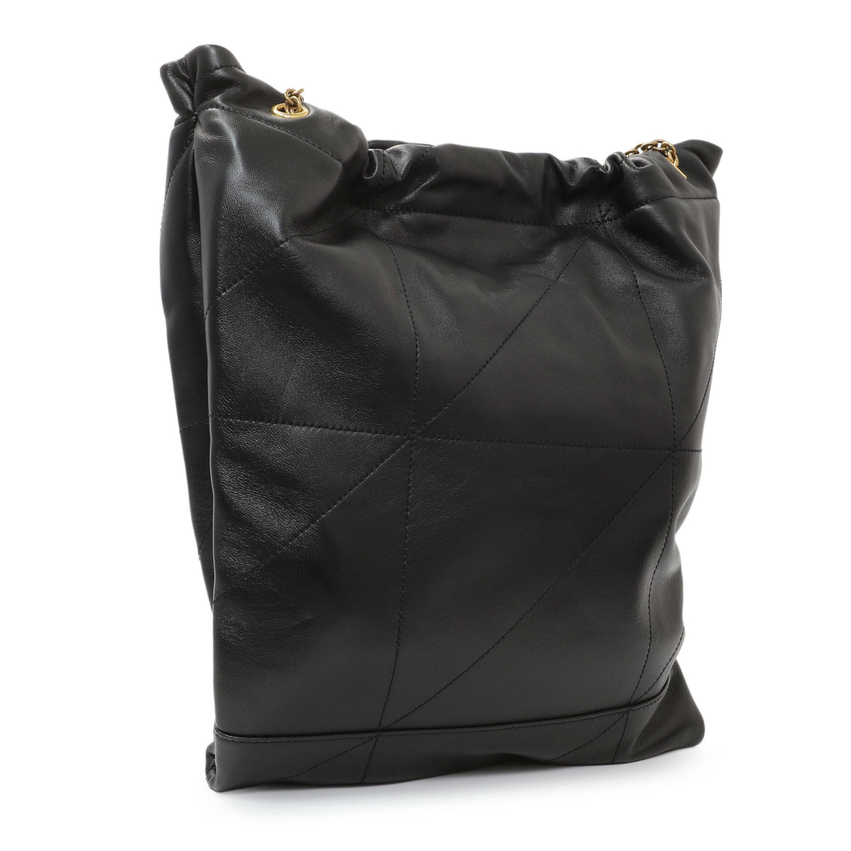 Saint Laurent Black Lambskin Matelasse Monogram Large Jamie 4.3 Pochon Handbags Saint Laurent