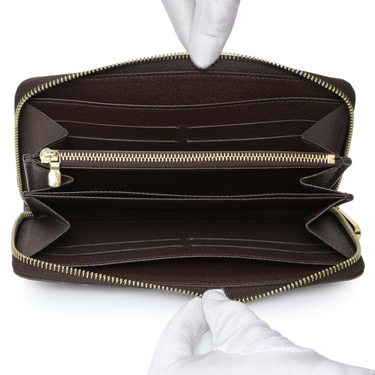 Louis Vuitton Damier Ebene Zippy Long Wallet Accessories Louis Vuitton