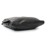 Saint Laurent Black Lambskin Matelasse Monogram Large Jamie 4.3 Pochon Handbags Saint Laurent