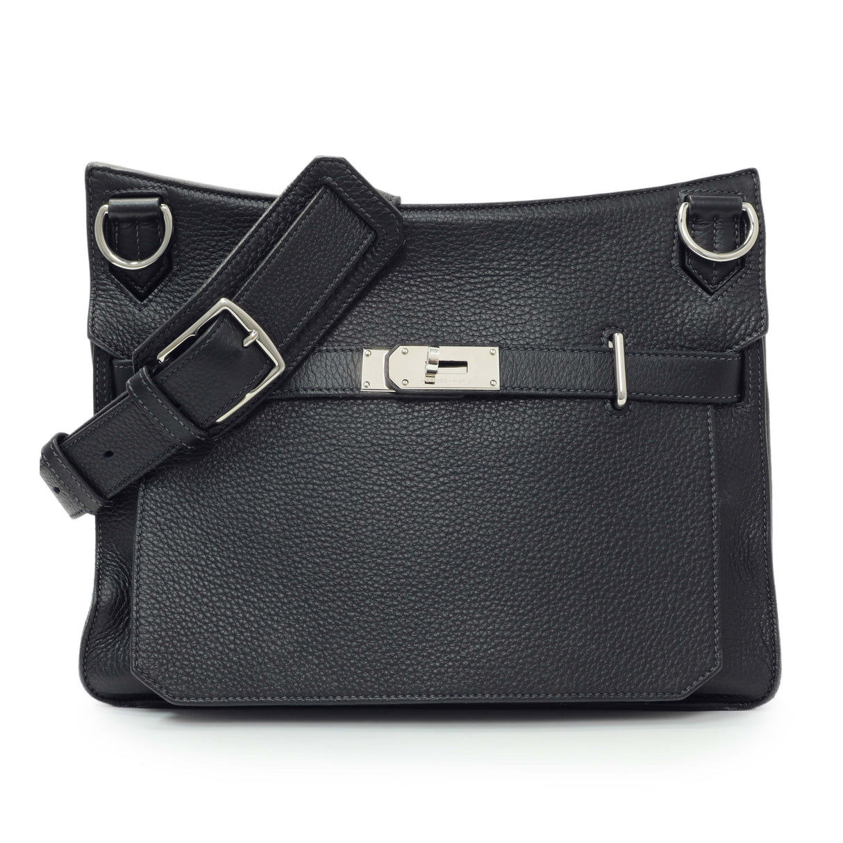 Hermes Bleu Nuit Clemence Jypsiere 34 Handbags Hermes