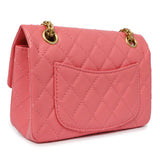Chanel Pink Quilted Aged Calfskin 2.55 Reissue Flap 224