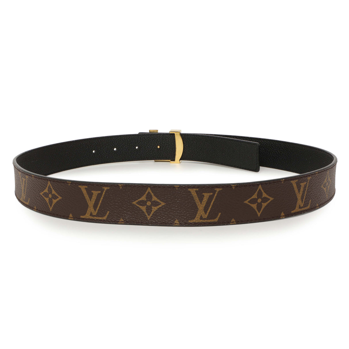 Louis Vuitton Monogram 30mm LV Initiales Reversible Belt