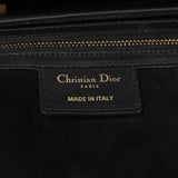 Christian Dior Black Smooth Calfskin Saddle Bag