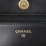Chanel Black Quilted Lambskin Wallet on Chain Handbags Chanel
