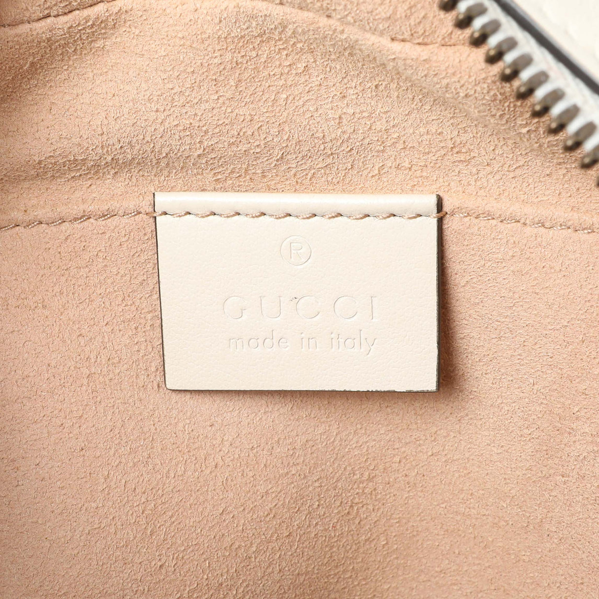 Gucci White Calfskin Matelasse Small GG Marmont Chain Shoulder Bag Handbags Gucci