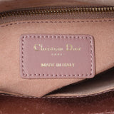 Christian Dior Pink Satin Crystal Cannage Small My ABCDior Lady Dior Handbags Christian Dior