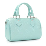 Louis Vuitton Pearly Lagoon Turquoise Empreinte Monogram Nano Speedy Handbags Louis Vuitton