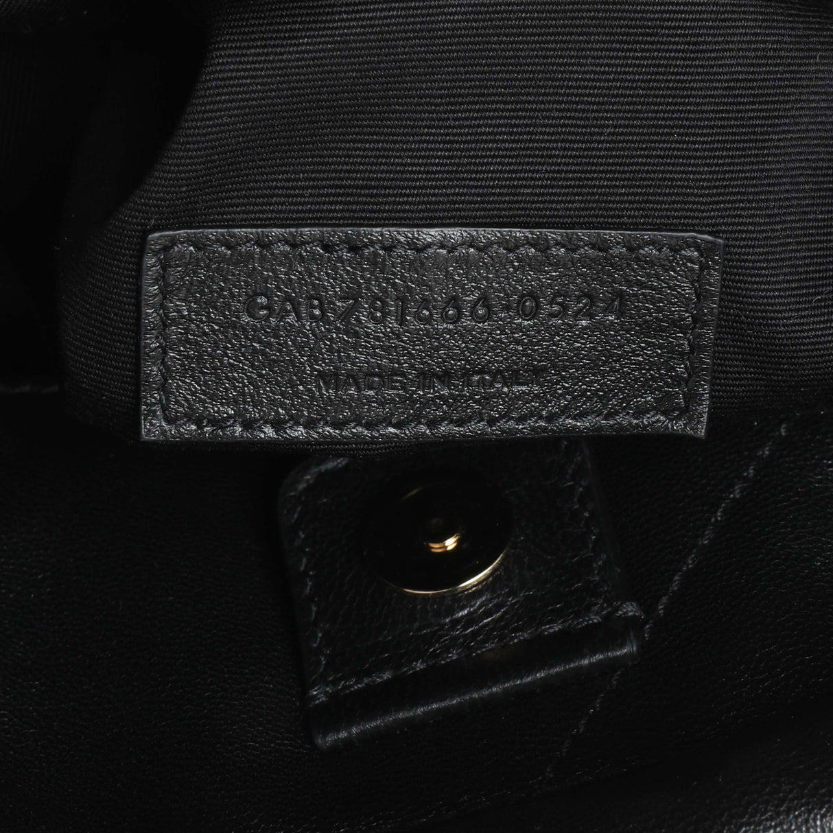 Saint Laurent Black Lambskin Matelasse Monogram Large Jamie 4.3 Pochon Handbags Saint Laurent