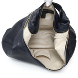 Gucci Navy Blue Pebbled Calfskin Soho Hobo Handbags Gucci