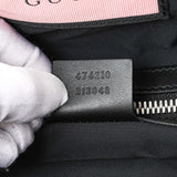 Gucci Black Calfskin GucciGhost Drawstring Backpack Handbags Gucci