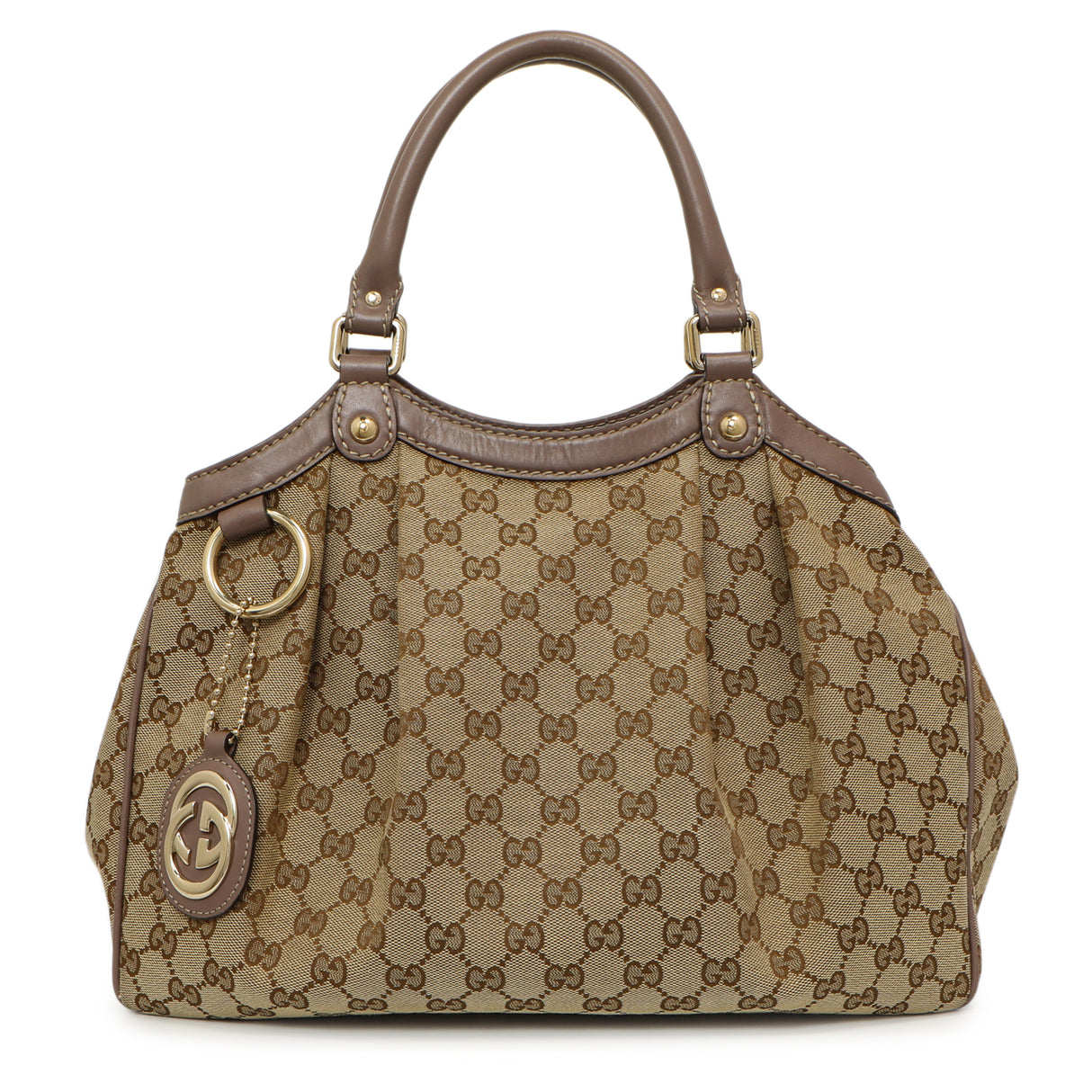 Gucci Mauve Monogram Medium Sukey