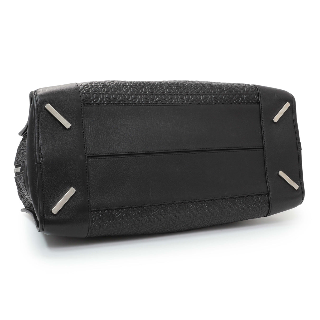 Loewe Black Embossed Repeat Calfskin Amazona 44 Handbags Loewe