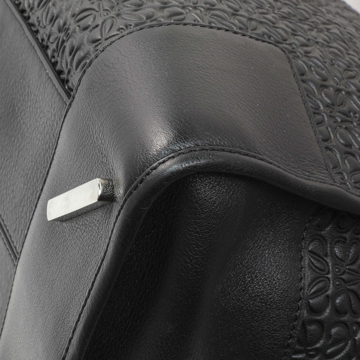 Loewe Black Embossed Repeat Calfskin Amazona 44 Handbags Loewe