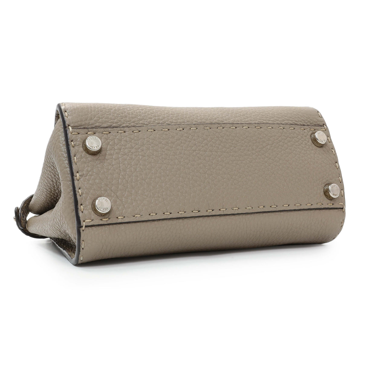 Fendi Plaster Cuoio Romano Snakeskin Selleria Mini Peekaboo Iconic Satchel Handbags Fendi