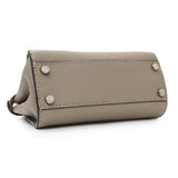 Fendi Plaster Cuoio Romano Snakeskin Selleria Mini Peekaboo Iconic Satchel Handbags Fendi