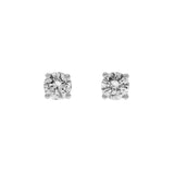 14K White Gold 0.48 Carat Diamond Stud Earrings