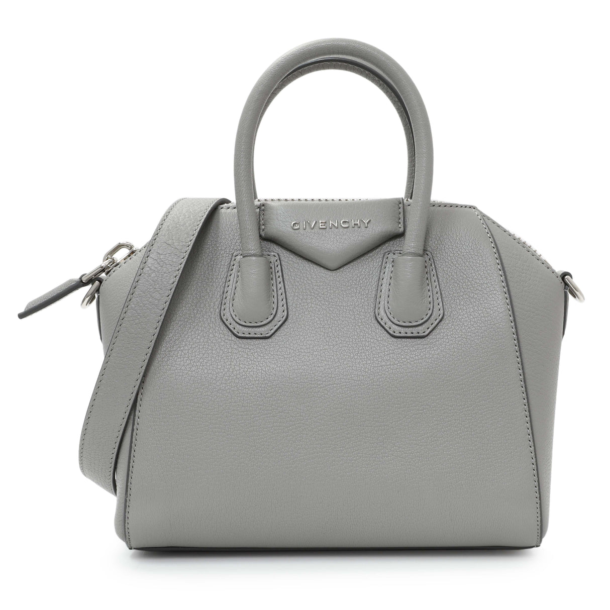 Givenchy Grey Sugar Goatskin Mini Antigona Handbags Givenchy
