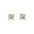 14K Yellow Gold 0.50 Carat Diamond Earrings Fine Jewellery Modaselle