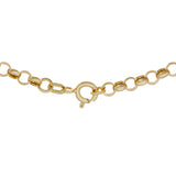 18K Yellow Gold Rolo Gold Chain Fine Jewellery Modaselle