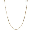 18K Yellow Gold Rolo Gold Chain Fine Jewellery Modaselle