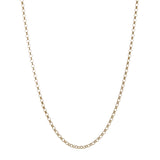 18K Yellow Gold Rolo Gold Chain Fine Jewellery Modaselle
