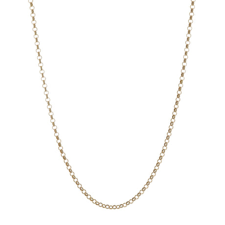 18K Yellow Gold Rolo Gold Chain Fine Jewellery Modaselle