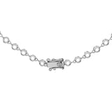 18K White Gold 2.10 Carat Riviere Necklace