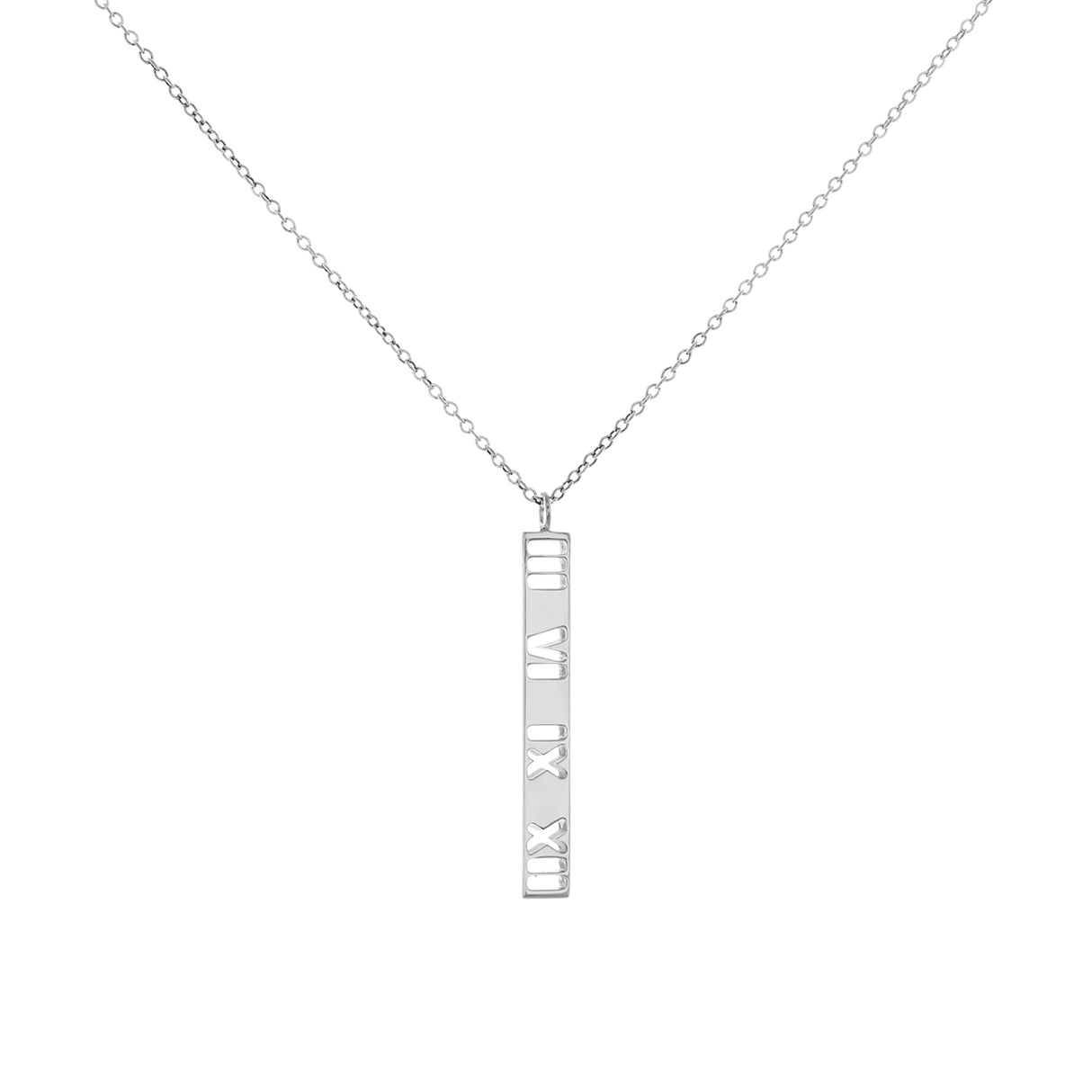 Tiffany & Co. Sterling Silver Atlas Bar Pendant Necklace Designer Jewellery Tiffany and Co
