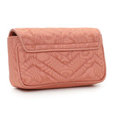 Gucci Blush Moire Fabric Mini GG Marmont Crystal Chain Belt Bag Handbags Gucci